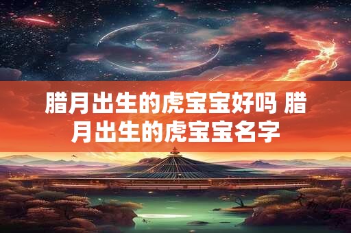 腊月出生的虎宝宝好吗 腊月出生的虎宝宝名字