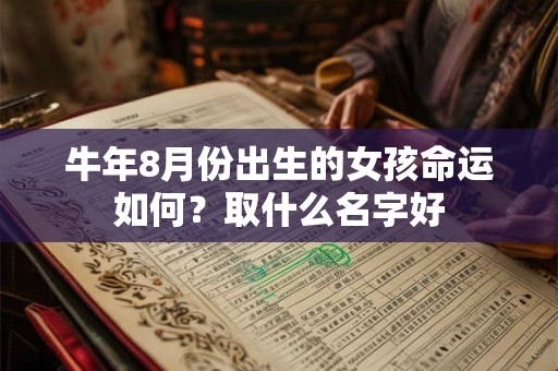 牛年8月份出生的女孩命运如何？取什么名字好