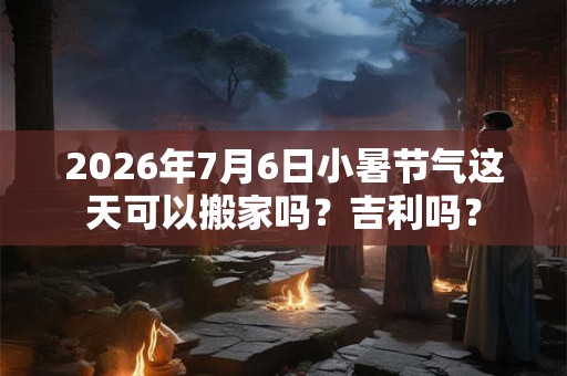 2026年7月6日小暑节气这天可以搬家吗？吉利吗？