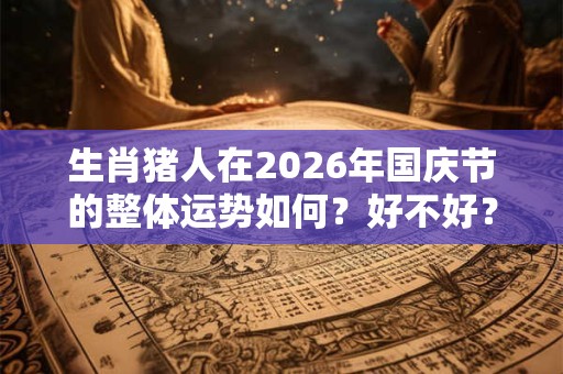 生肖猪人在2026年国庆节的整体运势如何？好不好？