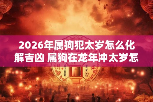 2026年属狗犯太岁怎么化解吉凶 属狗在龙年冲太岁怎么办