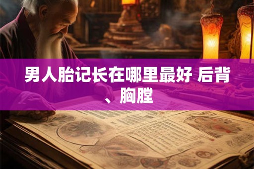 男人胎记长在哪里最好 后背、胸膛