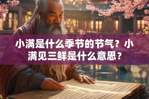 小满是什么季节的节气？小满见三鲜是什么意思？