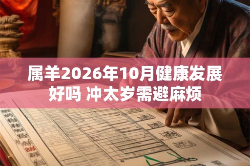 属羊2026年10月健康发展好吗 冲太岁需避麻烦 属羊2026年10月健康发展好吗 冲太岁需避麻烦