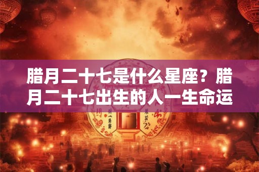 腊月二十七是什么星座？腊月二十七出生的人一生命运