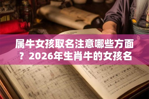 属牛女孩取名注意哪些方面？2026年生肖牛的女孩名字推荐！