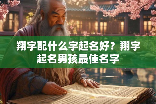 翔字配什么字起名好?翔字起名男孩最佳名字 翔字配什么字起名好?翔字起名男孩最佳名字