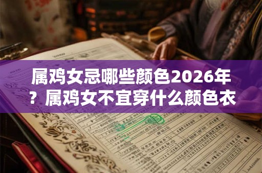 属鸡女忌哪些颜色2026年？属鸡女不宜穿什么颜色衣服