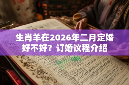 生肖羊在2026年二月定婚好不好？订婚议程介绍