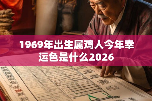 1969年出生属鸡人今年幸运色是什么2026