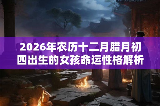 2026年农历十二月腊月初四出生的女孩命运性格解析 2026年农历十二月腊月初四出生的女孩命运性格解析