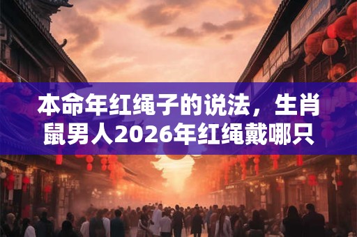 本命年红绳子的说法，生肖鼠男人2026年红绳戴哪只手？