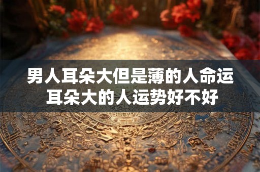 男人耳朵大但是薄的人命运 耳朵大的人运势好不好