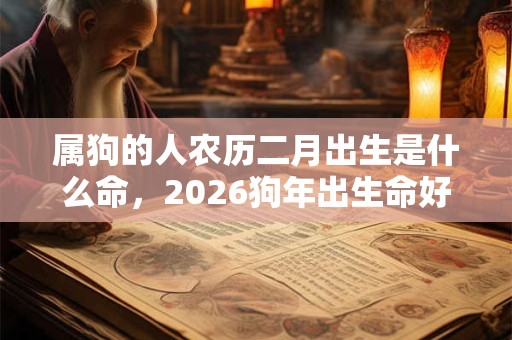 属狗的人农历二月出生是什么命,2026狗年出生命好吗? 属狗的人农历二月出生是什么命,2026狗年出生命好吗?