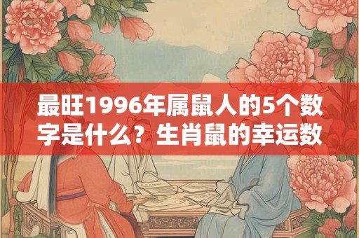 最旺1996年属鼠人的5个数字是什么？生肖鼠的幸运数字查询