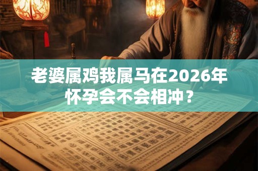 老婆属鸡我属马在2026年怀孕会不会相冲？