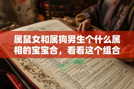 属鼠女和属狗男生个什么属相的宝宝合，看看这个组合有何特质吧！