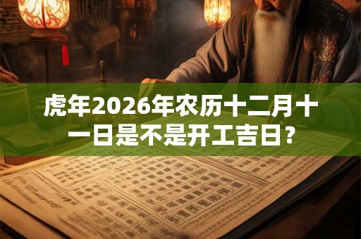 虎年2026年农历十二月十一日是不是开工吉日？