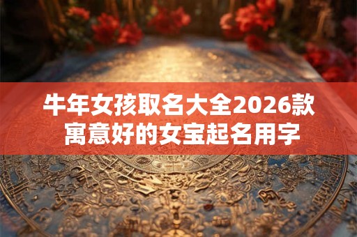牛年女孩取名大全2026款 寓意好的女宝起名用字 牛年女孩取名大全2026款 寓意好的女宝起名用字