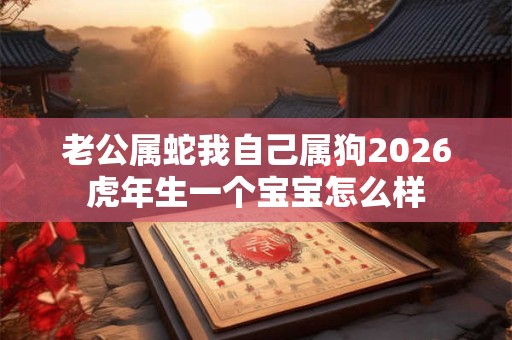 老公属蛇我自己属狗2026虎年生一个宝宝怎么样