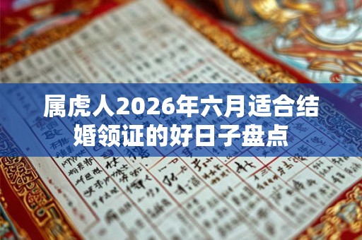 属虎人2026年六月适合结婚领证的好日子盘点