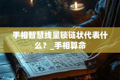 手相智慧线呈锁链状代表什么？_手相算命