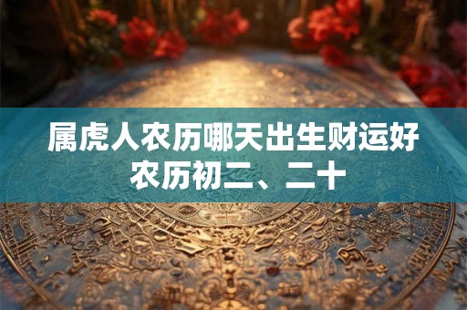 属虎人农历哪天出生财运好 农历初二、二十