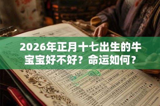 2026年正月十七出生的牛宝宝好不好？命运如何？