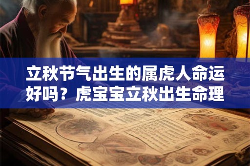 立秋节气出生的属虎人命运好吗？虎宝宝立秋出生命理