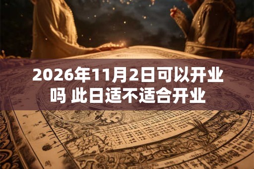 2026年11月2日可以开业吗 此日适不适合开业