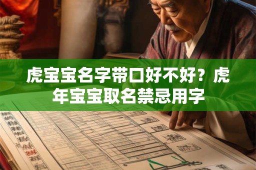 虎宝宝名字带口好不好？虎年宝宝取名禁忌用字