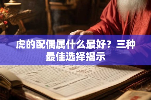 虎的配偶属什么最好？三种最佳选择揭示
