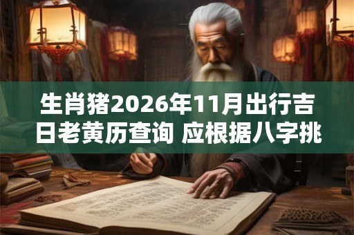 生肖猪2026年11月出行吉日老黄历查询 应根据八字挑选 生肖猪2026年11月出行吉日老黄历查询 应根据八字挑选