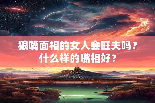 狼嘴面相的女人会旺夫吗？什么样的嘴相好？