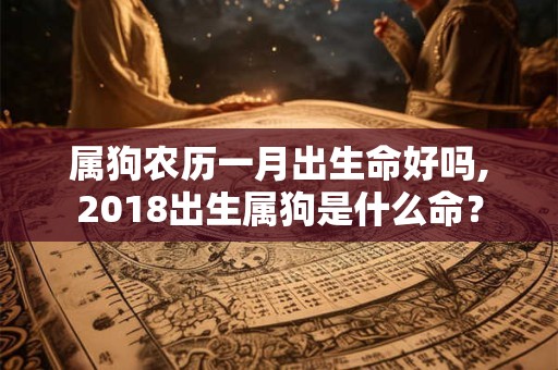 属狗农历一月出生命好吗,2018出生属狗是什么命？