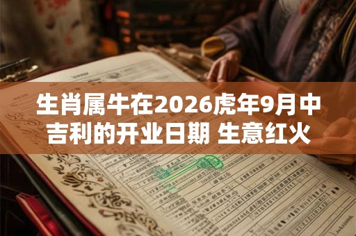 生肖属牛在2026虎年9月中吉利的开业日期 生意红火开业日子