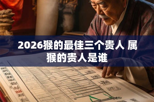 2026猴的最佳三个贵人 属猴的贵人是谁 2026猴的最佳三个贵人 属猴的贵人是谁