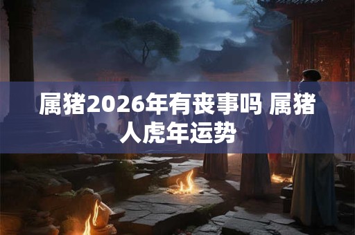 属猪2026年有丧事吗 属猪人虎年运势