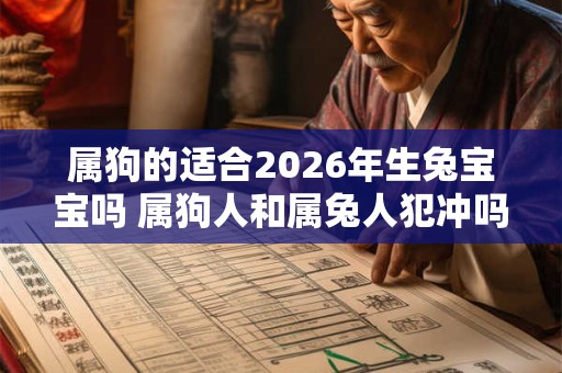 属狗的适合2026年生兔宝宝吗 属狗人和属兔人犯冲吗