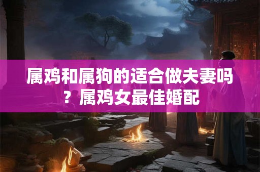 属鸡和属狗的适合做夫妻吗？属鸡女最佳婚配