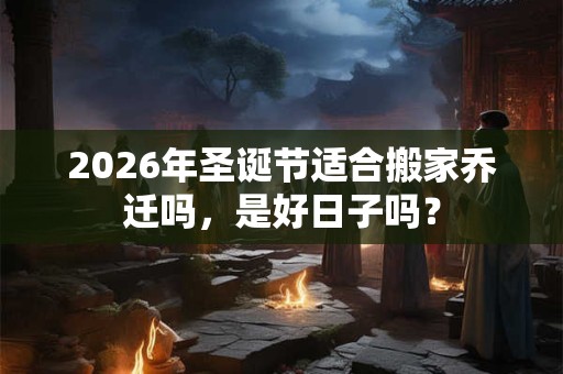 2026年圣诞节适合搬家乔迁吗，是好日子吗？