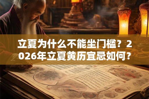 立夏为什么不能坐门槛？2026年立夏黄历宜忌如何？