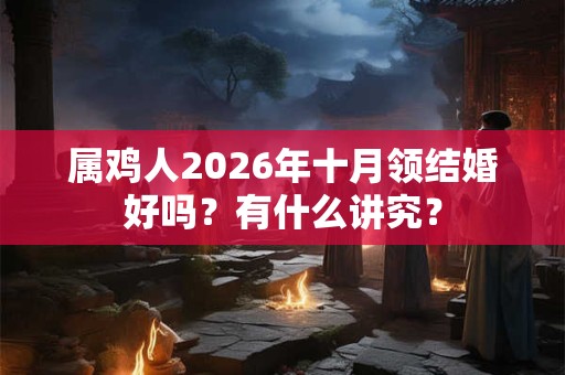 属鸡人2026年十月领结婚好吗?有什么讲究? 属鸡人2026年十月领结婚好吗?有什么讲究?