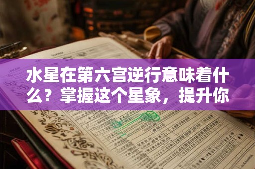 水星在第六宫逆行意味着什么？掌握这个星象，提升你的婚姻幸福指数