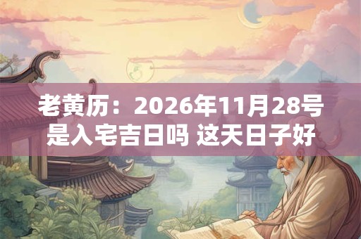 老黄历：2026年11月28号是入宅吉日吗 这天日子好吗