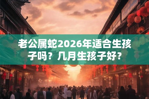 老公属蛇2026年适合生孩子吗？几月生孩子好？