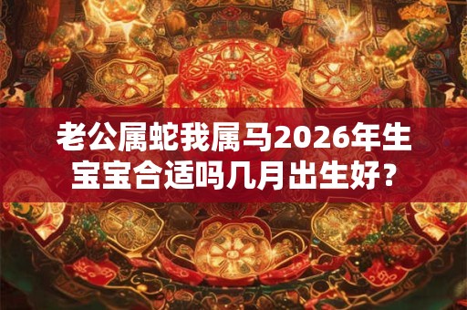 老公属蛇我属马2026年生宝宝合适吗几月出生好? 老公属蛇我属马2026年生宝宝合适吗几月出生好?