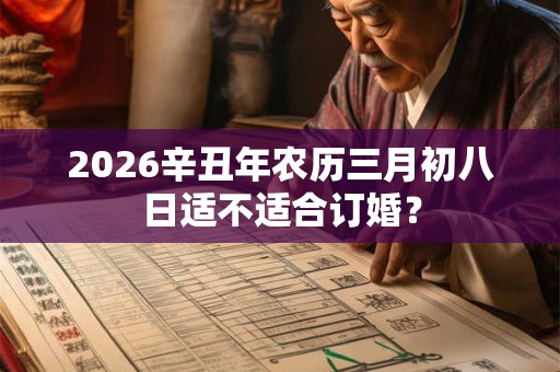 2026辛丑年农历三月初八日适不适合订婚？