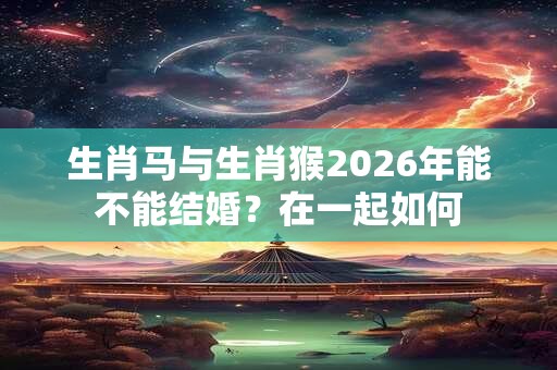 生肖马与生肖猴2026年能不能结婚?在一起如何 生肖马与生肖猴2026年能不能结婚?在一起如何