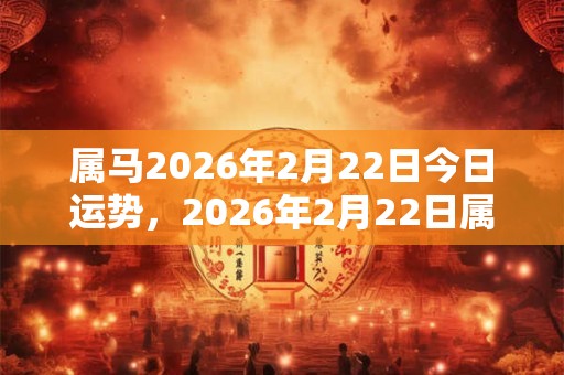 属马2026年2月22日今日运势，2026年2月22日属马人运势好吗？